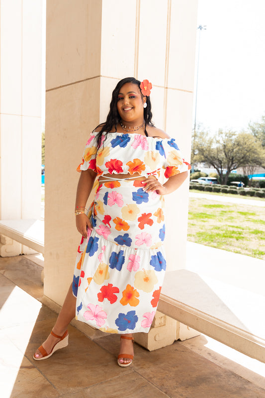Olas de Flamenco Flowy Wrap Skirt