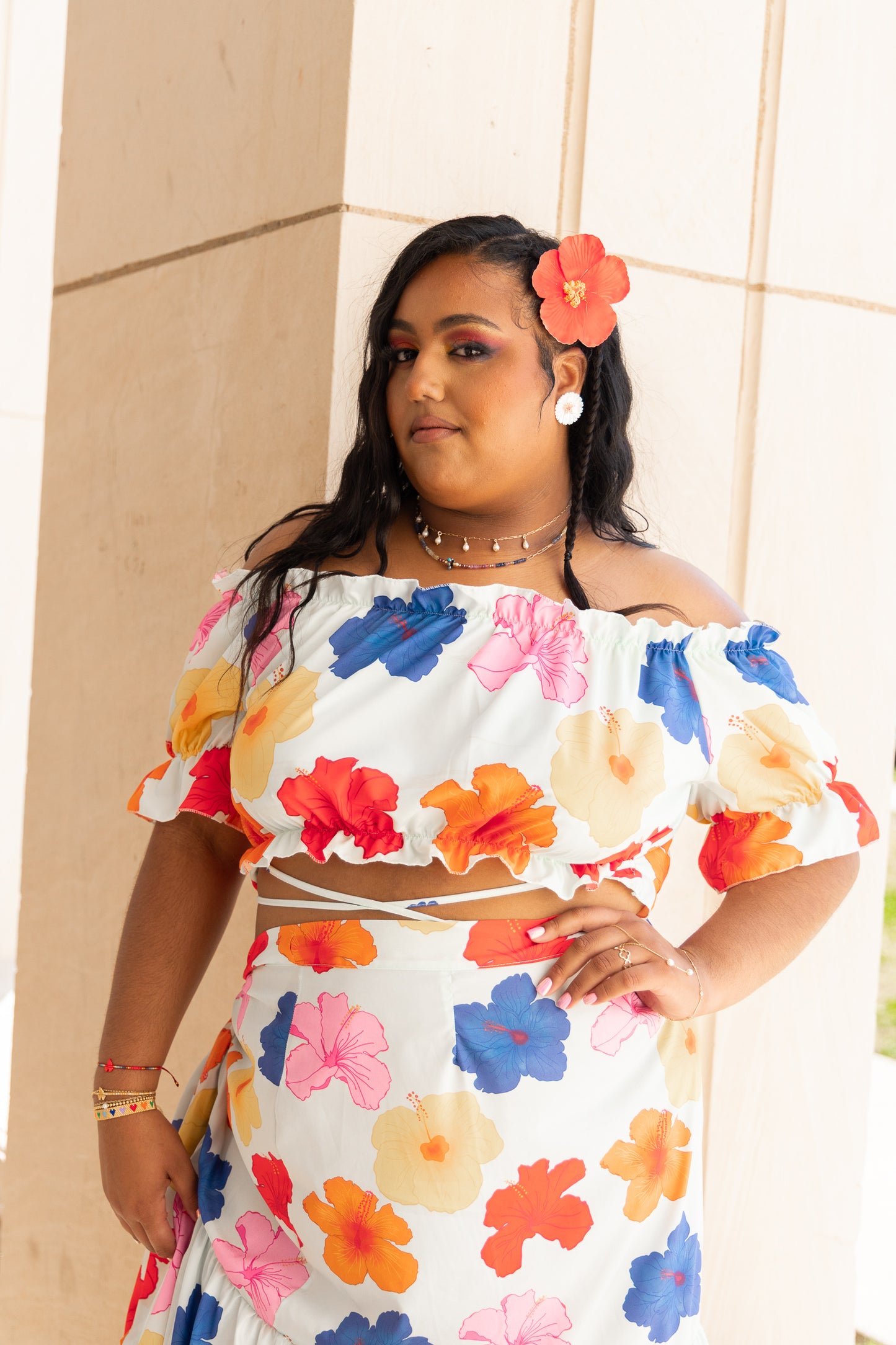 Susurro de Primavera Ruffled Croptop