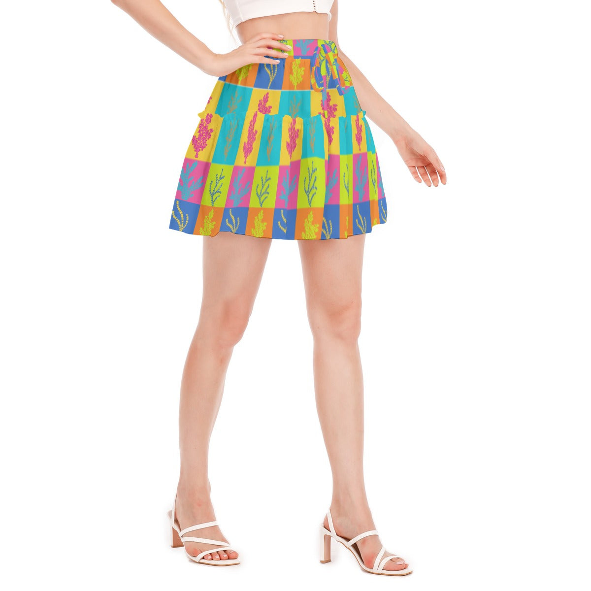 Fiesta en la Isla Ruffled Mini Skirt