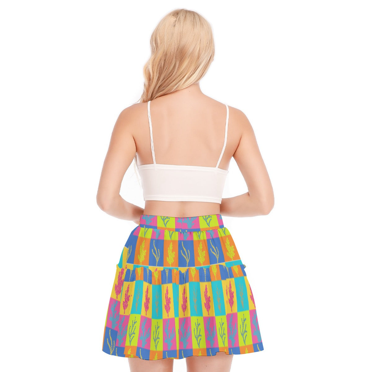 Fiesta en la Isla Ruffled Mini Skirt