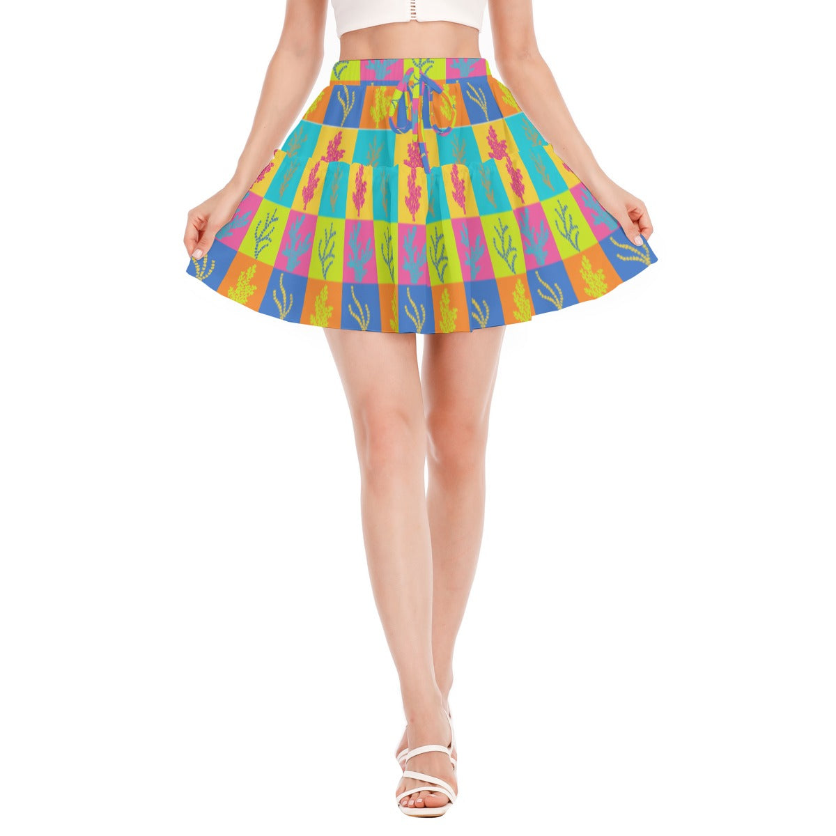 Fiesta en la Isla Ruffled Mini Skirt