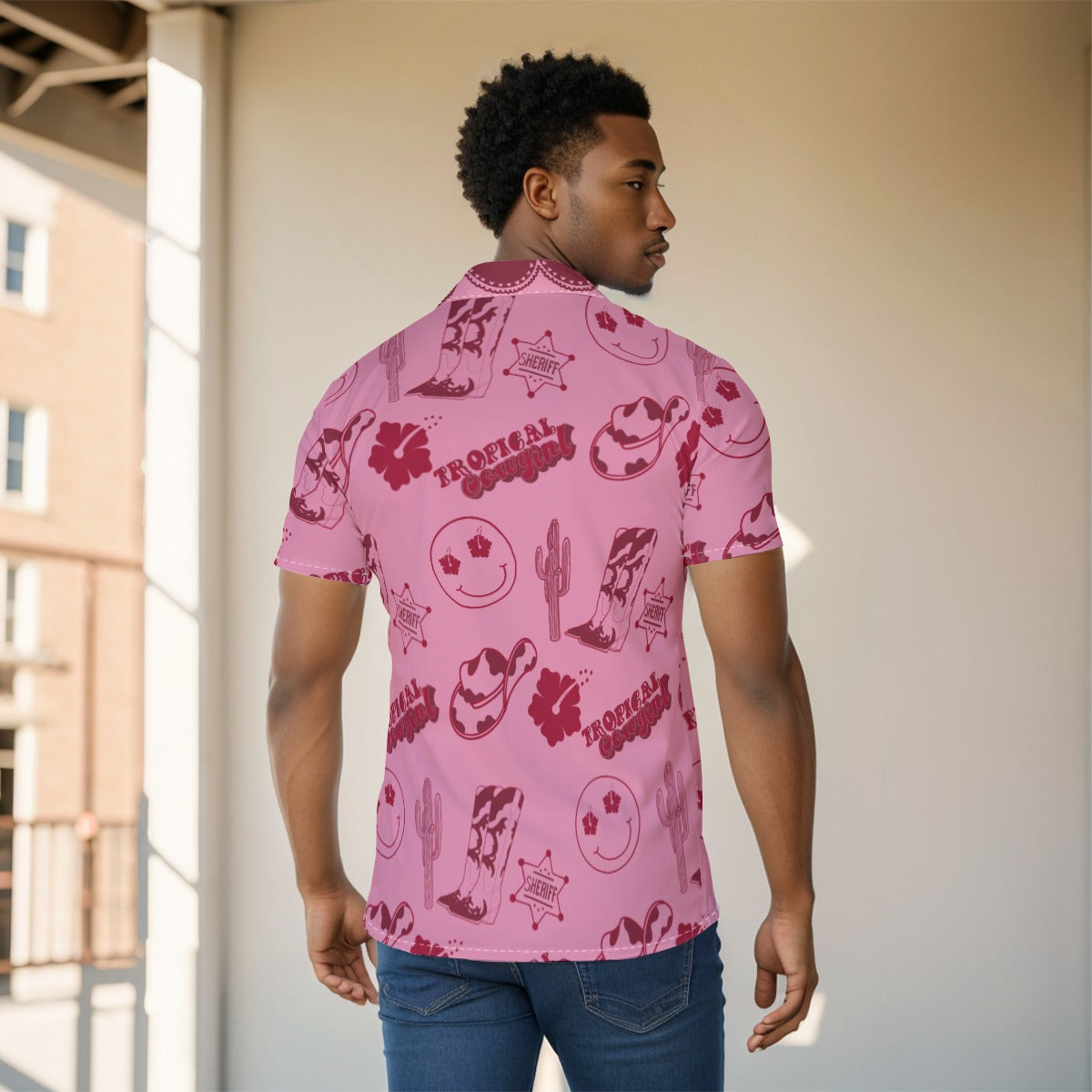Tropical Cowgirl Short Sleeve Shirt