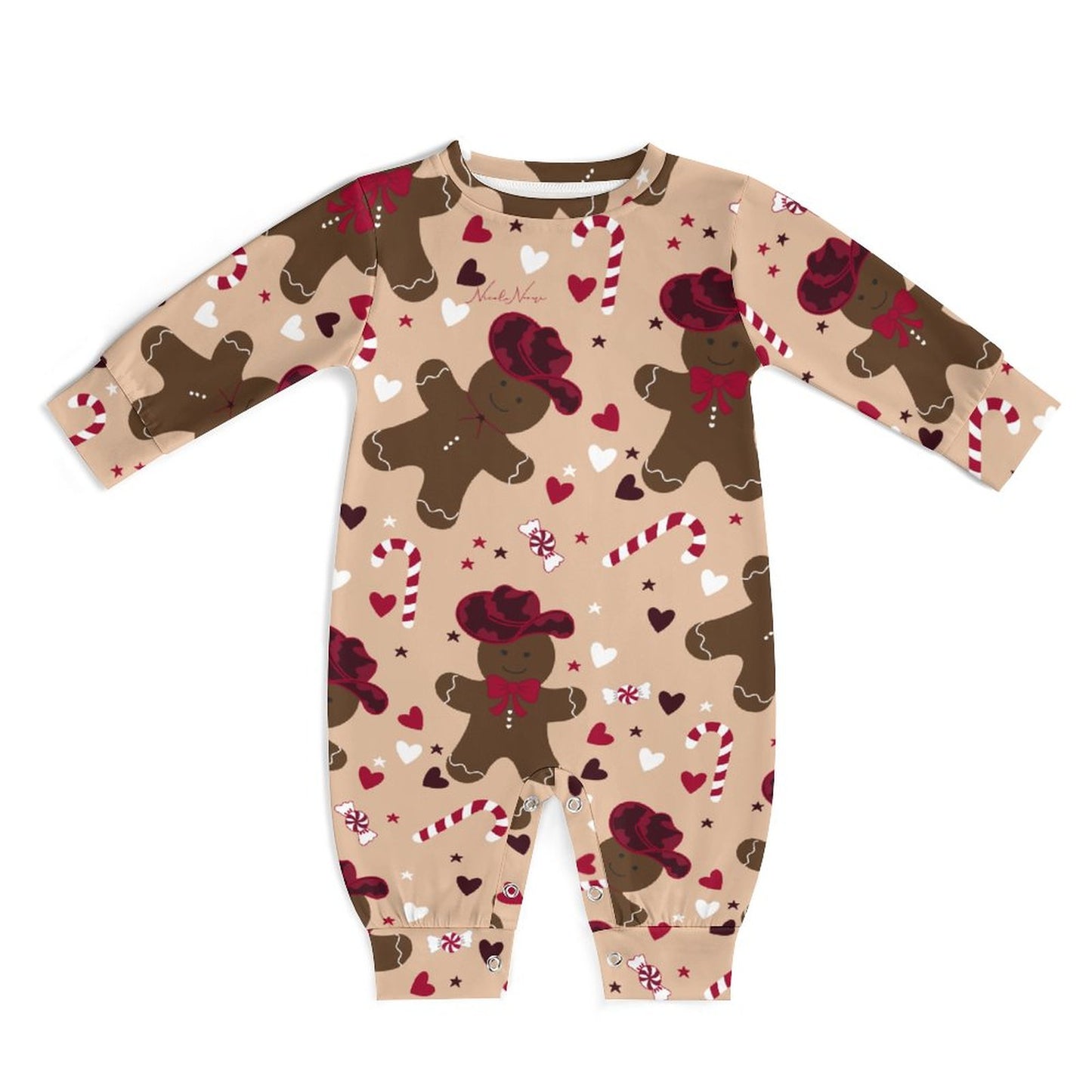 Baby Gingerbread Cowboy Pajamas