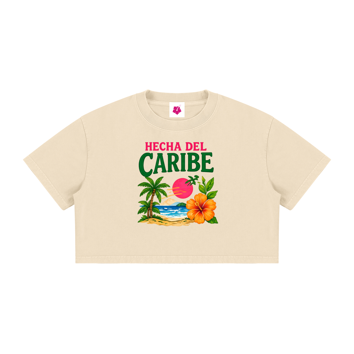 Hecha del Caribe Fitted Tee