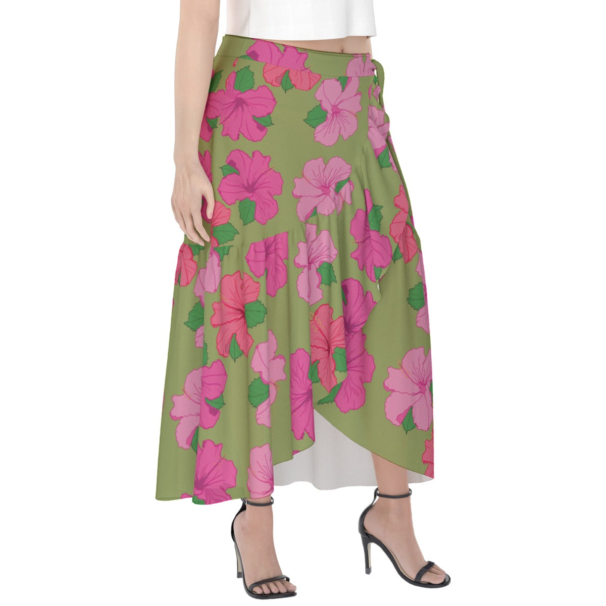 All-Over Print Women's Wrap Skirt