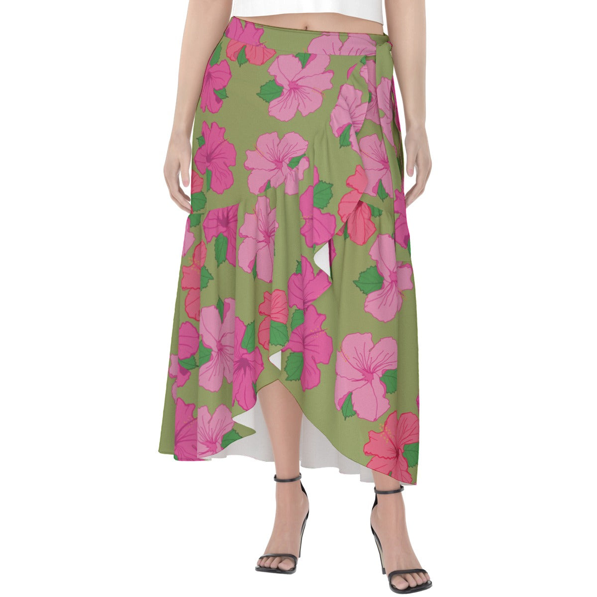 All-Over Print Women's Wrap Skirt