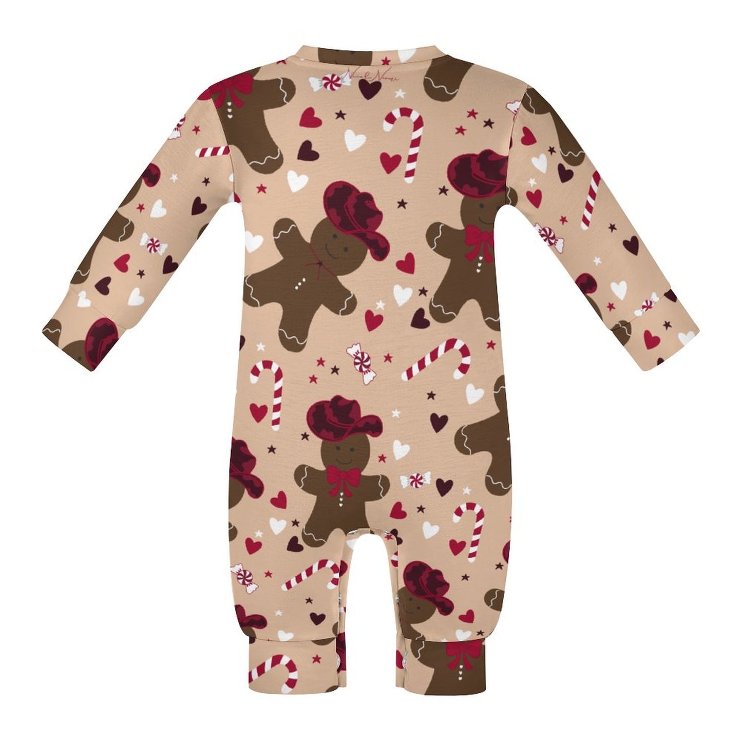 Baby Gingerbread Cowboy Pajamas