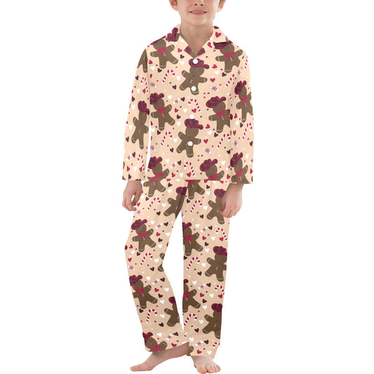 Gingerbread Cowboy Big Boys Pajama Set