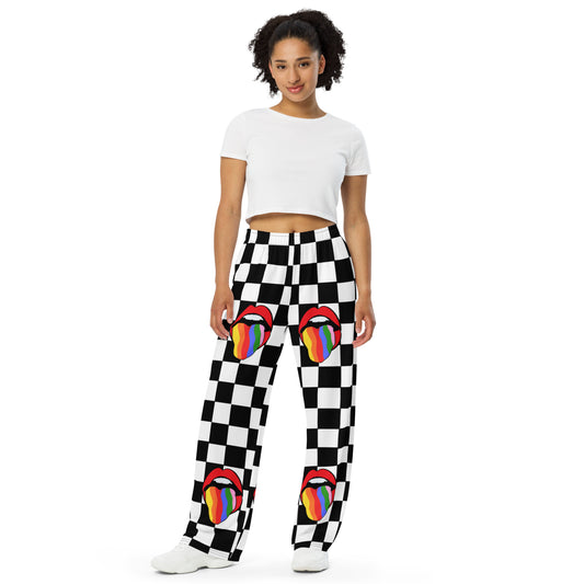 "Rock & Roll or whatever" wide-leg pants