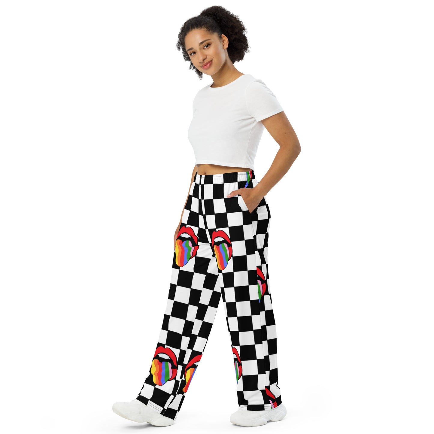 "Rock & Roll or whatever" wide-leg pants