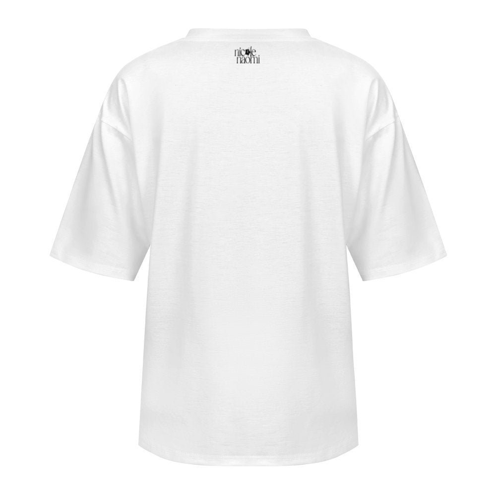 Papaya Oversized Mid-Sleeve T-Shirt